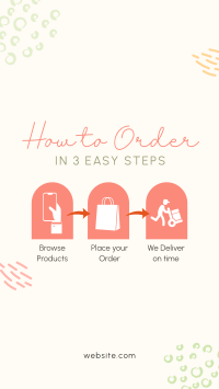 Easy Order Guide Instagram Story