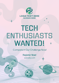 Cosmic Tech Enthusiasts Poster