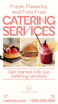 Modern Food Catering Services TikTok Video Design