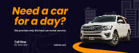 Car Rental Offer Facebook Cover Design