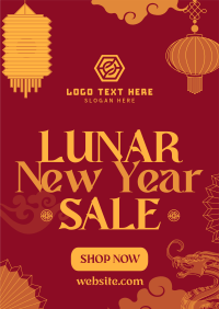 Lunar New Year Sale Poster