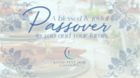 Rustic Passover Greeting Animation