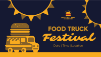 Festive Food Truck Facebook Event Cover