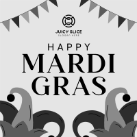 Mardi Gras Celebration Instagram Post