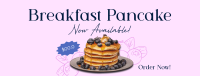 Breakfast Blueberry Pancake Facebook Cover