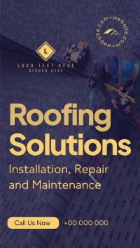 Roofing Solutions Instagram Story