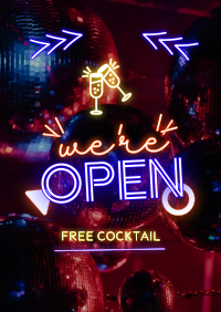 Bar is Open Poster