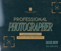 Studio Professional Photographer Facebook Post