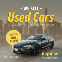 Used Car Sale Instagram Post Image Preview