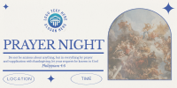 Rustic Prayer Night Twitter Post