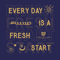 Fresh Start Quote Instagram Post