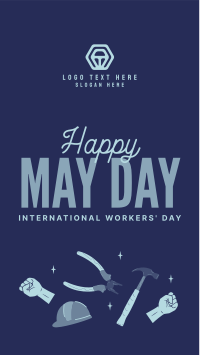 International Workers Day Facebook Story