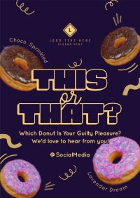 This or That Donuts Poster