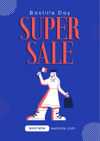 Super Bastille Day Sale Flyer