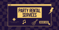 Retro Party Facebook Ad Design