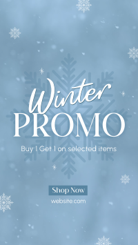 Winter Season Promo Facebook Story