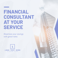 Financial Security Instagram Post Design