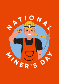 Miners Day Event Poster