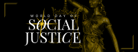 Minimalist Social Justice Facebook Cover Image Preview