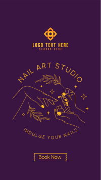 Nail Art Studio Facebook Story