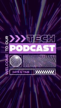 Futuristic Tech Podcast TikTok Video