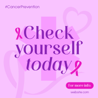 Cancer Prevention Check Instagram Post Design