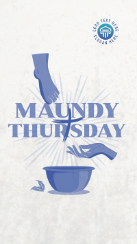 Maundy Thursday Cleansing Instagram Story