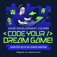 Game Making Course Instagram Post