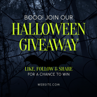 Haunted Night Giveaway Linkedin Post