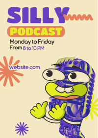 Funny Comedy Podcast  Flyer