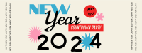 Countdown to New Year Facebook Cover Image Preview