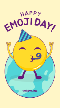 Party Emoji Facebook Story