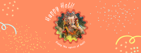 Happy Holi Festival Facebook Cover Image Preview