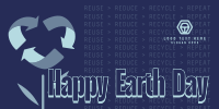 Earth Day Recycle Twitter Post