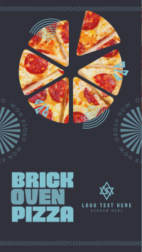 Simple Brick Oven Pizza Facebook Story