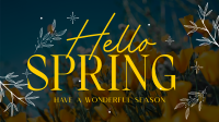 Hello Spring Facebook Event Cover