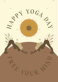 Mystical Yoga Poster