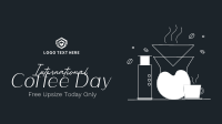 Minimalist Coffee Shop Facebook Event Cover Image Preview