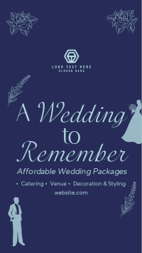 Affordable Wedding Packages Instagram Story