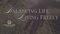 Balanced Life Motivation Animation