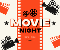 Movie Marathon Night Facebook Post