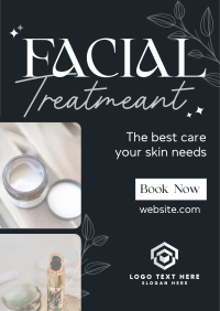 Beauty Facial Spa Treatment Poster