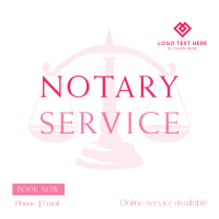 Legal Notary Instagram Post