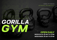 Gorilla Gym Postcard