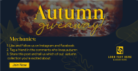 Autumn Leaves Giveaway Facebook Ad