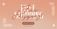 Dainty and Simple Shipping Facebook Ad