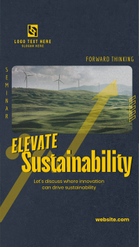 Elevating Sustainability Seminar TikTok Video