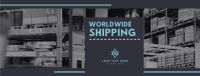 Worldwide Shipping Facebook Cover Design
