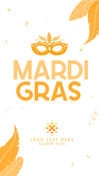 Mardi Gras Celebration Facebook Story