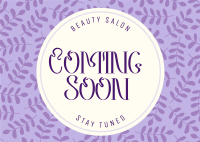 Elegant Beauty Teaser Postcard Design